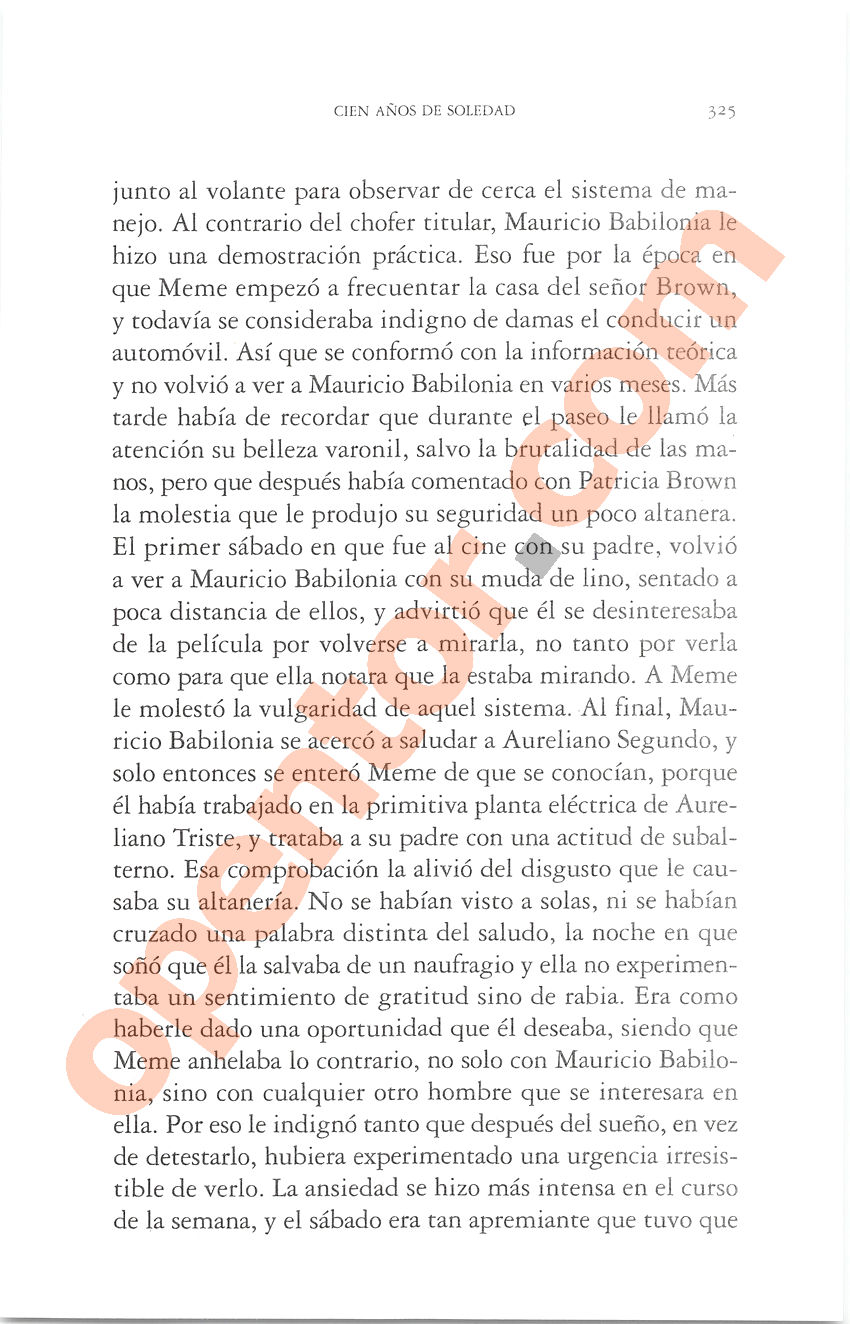 Cien años de soledad de Gabriel García Márquez - Página 325