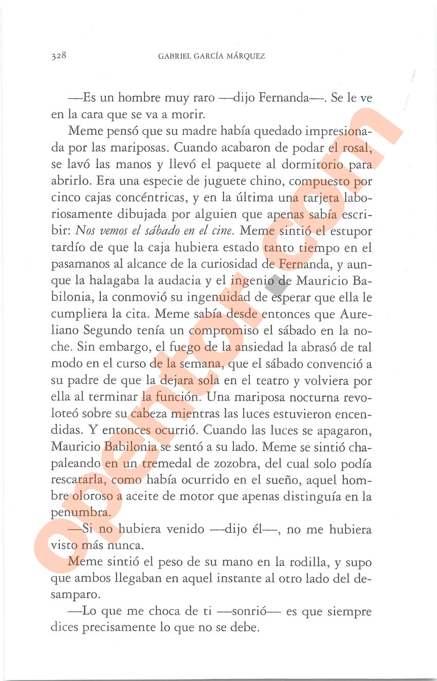 Cien años de soledad de Gabriel García Márquez - Página 328