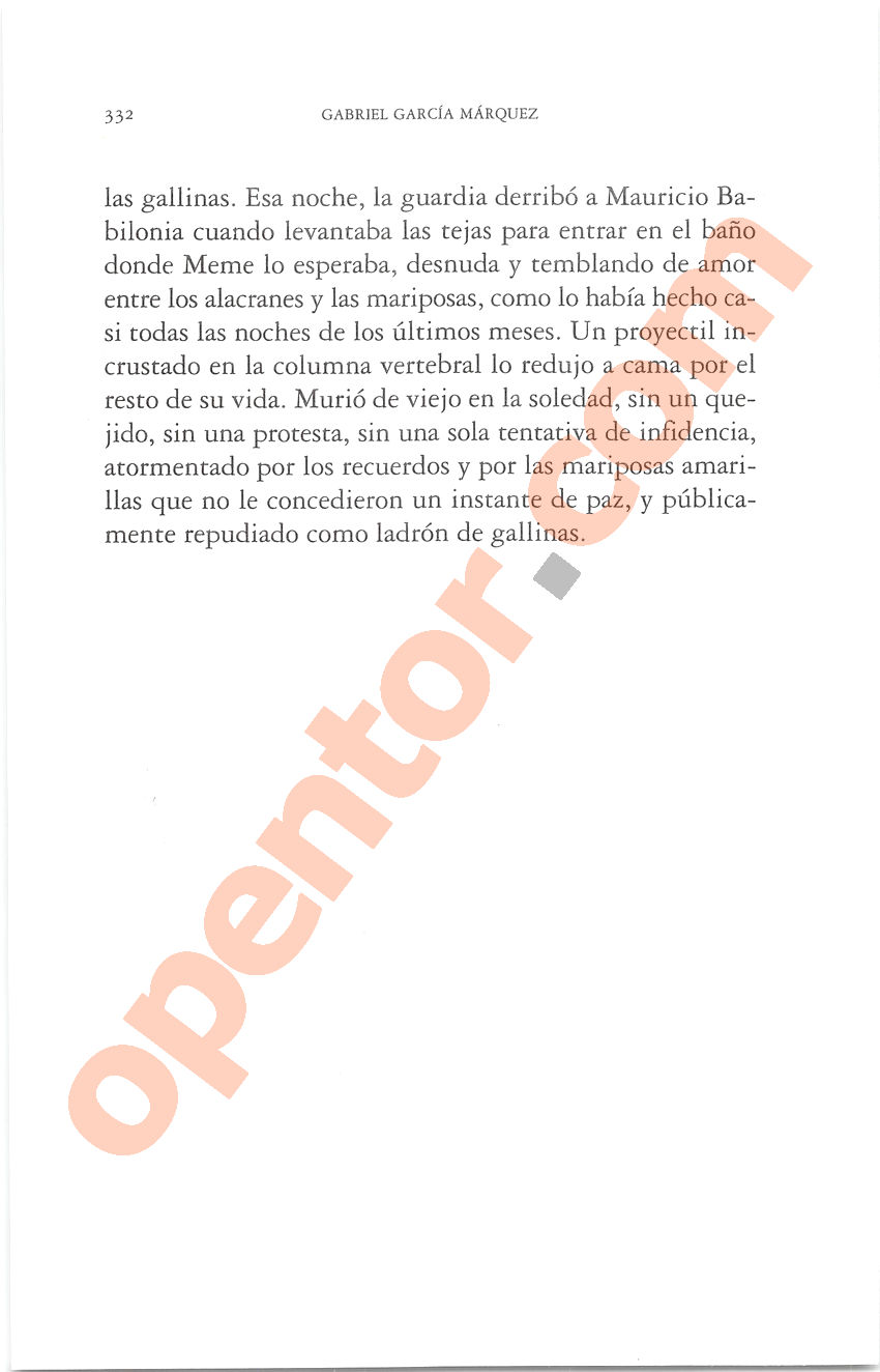 Cien años de soledad de Gabriel García Márquez - Página 332