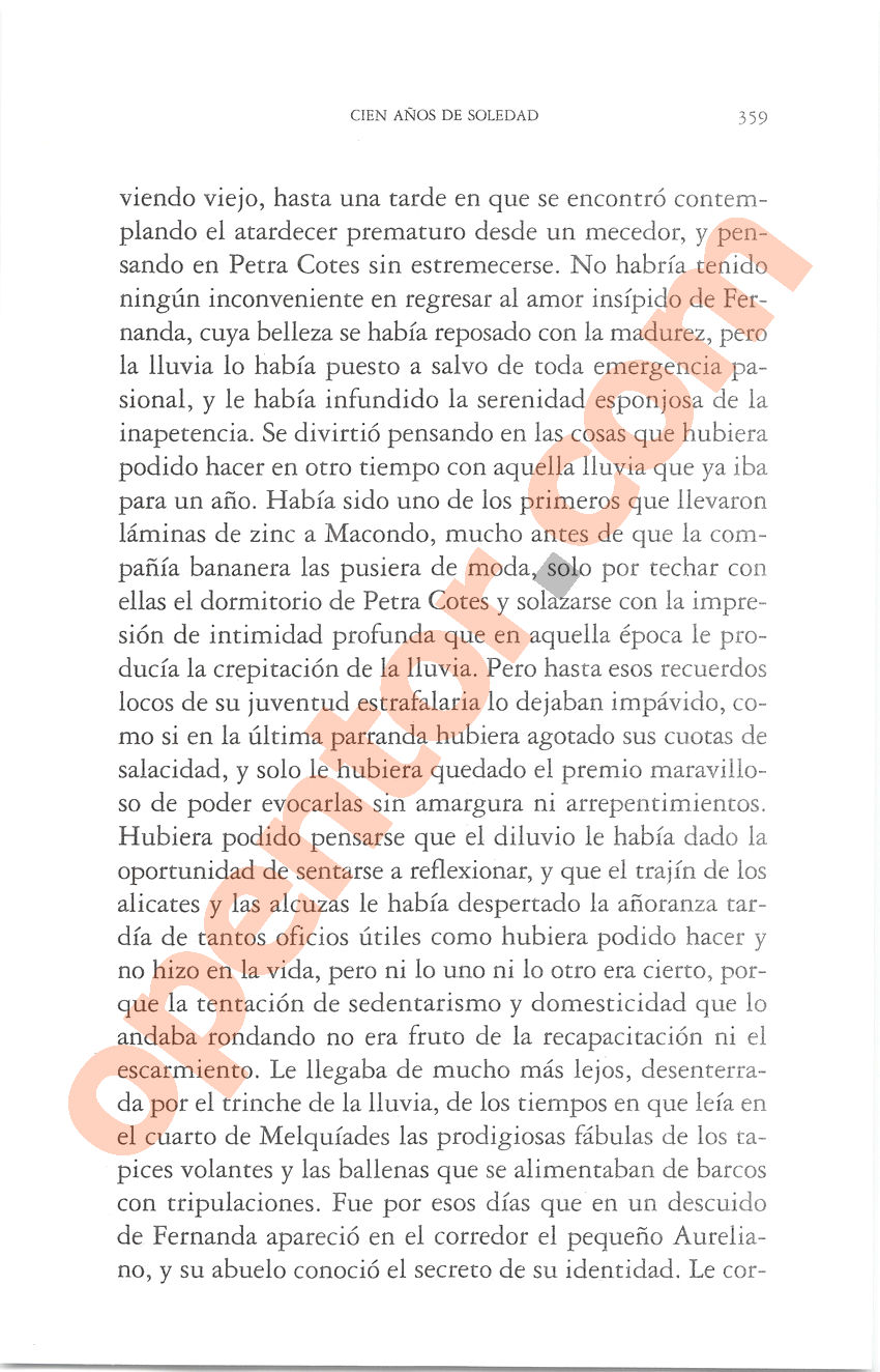 Cien años de soledad de Gabriel García Márquez - Página 359