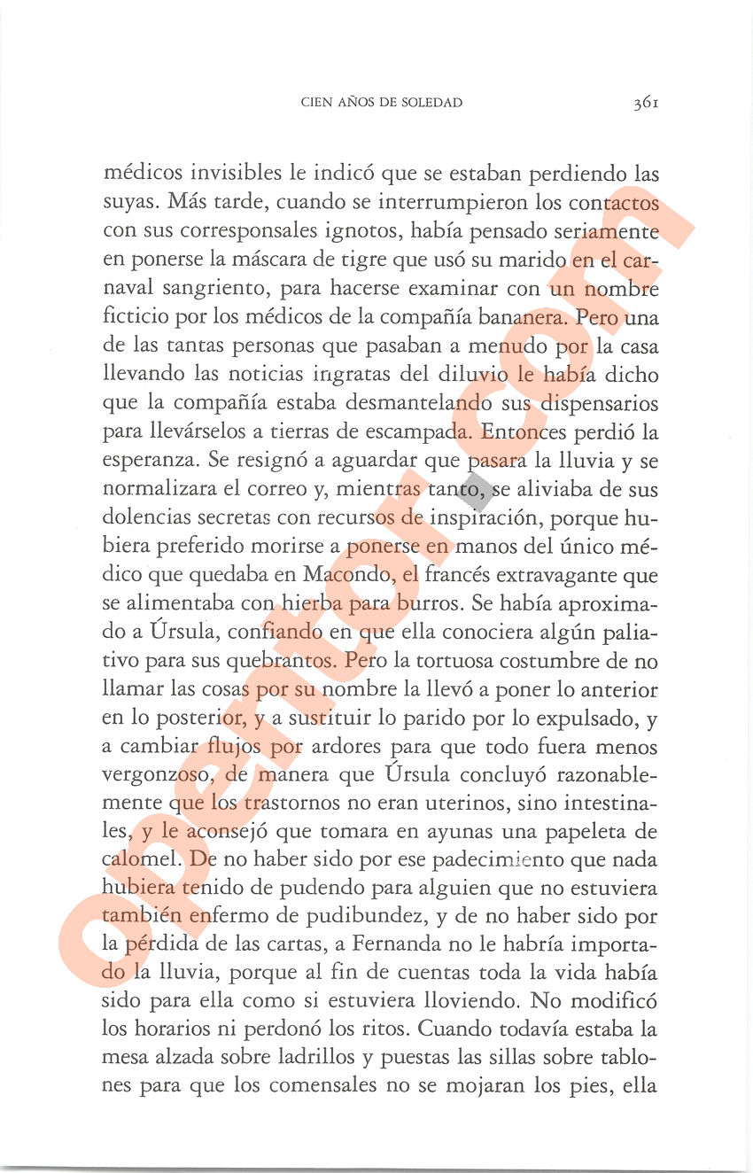 Cien años de soledad de Gabriel García Márquez - Página 361