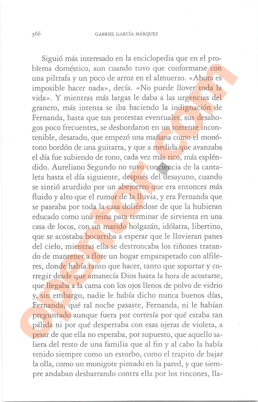 Cien años de soledad de Gabriel García Márquez - Página 366