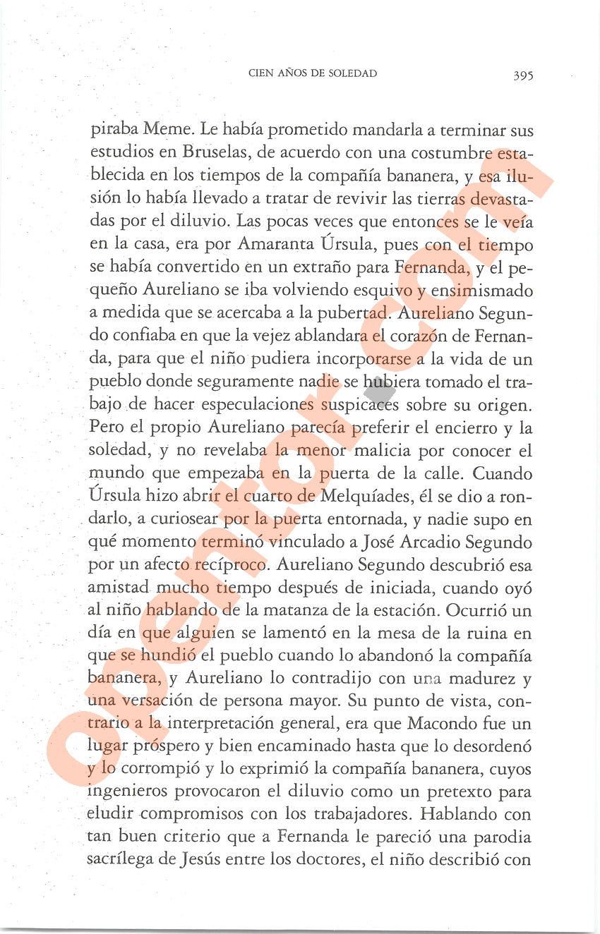 Cien años de soledad de Gabriel García Márquez - Página 395