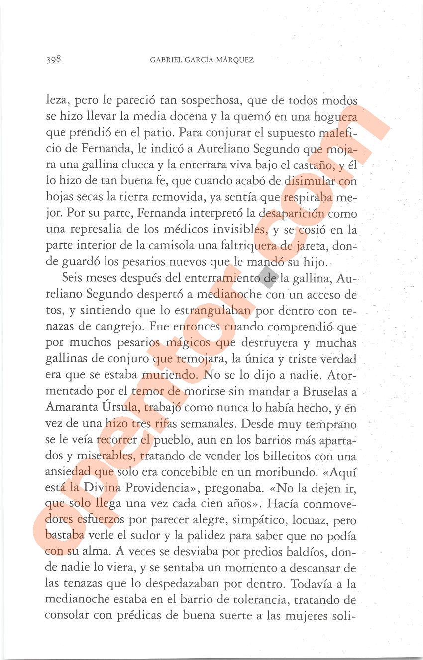 Cien años de soledad de Gabriel García Márquez - Página 398