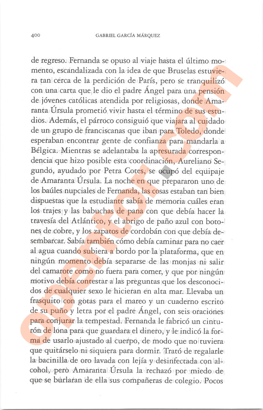 Cien años de soledad de Gabriel García Márquez - Página 400