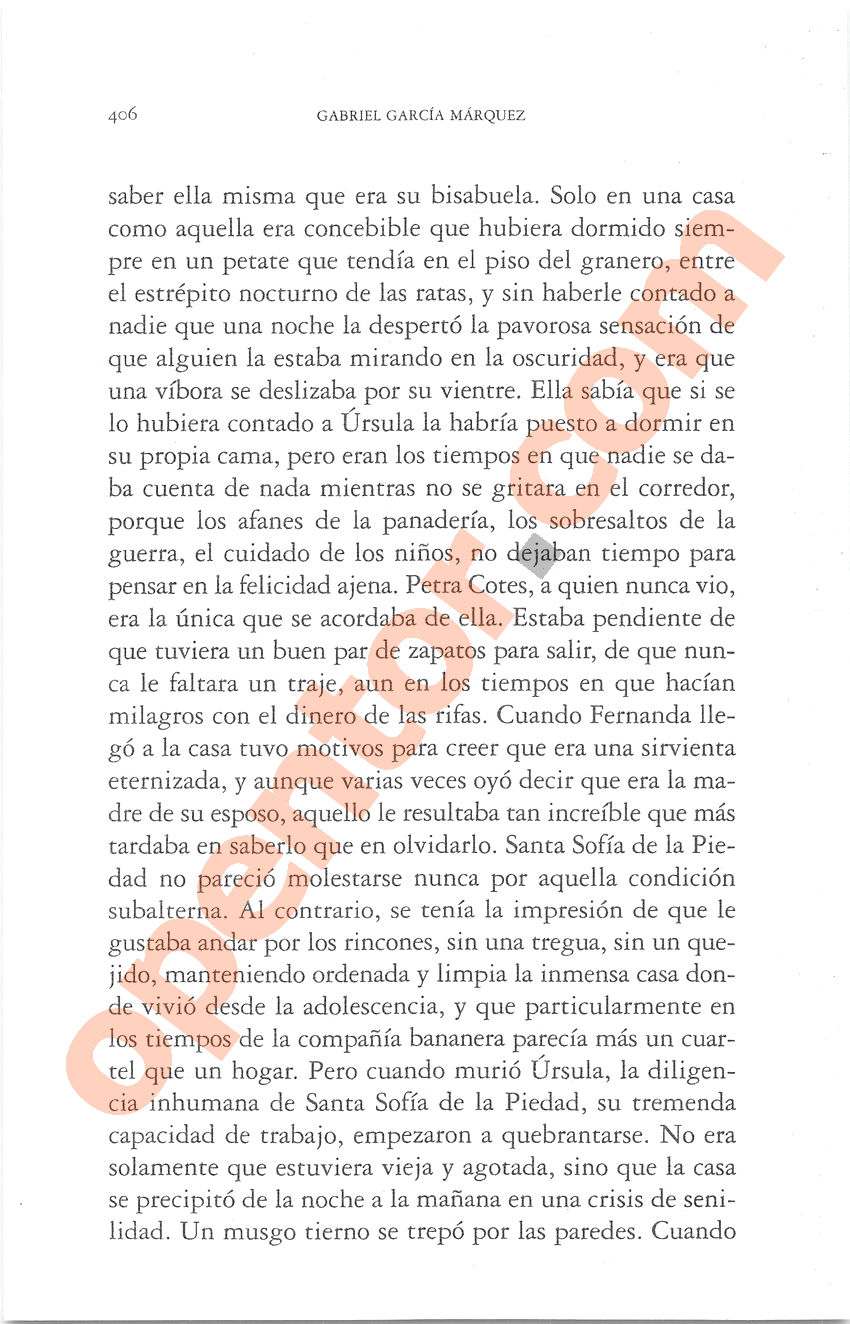 Cien años de soledad de Gabriel García Márquez - Página 406