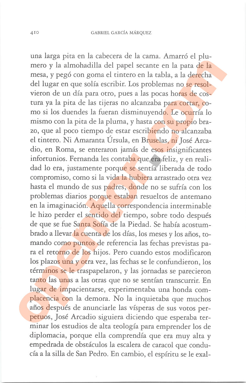 Cien años de soledad de Gabriel García Márquez - Página 410