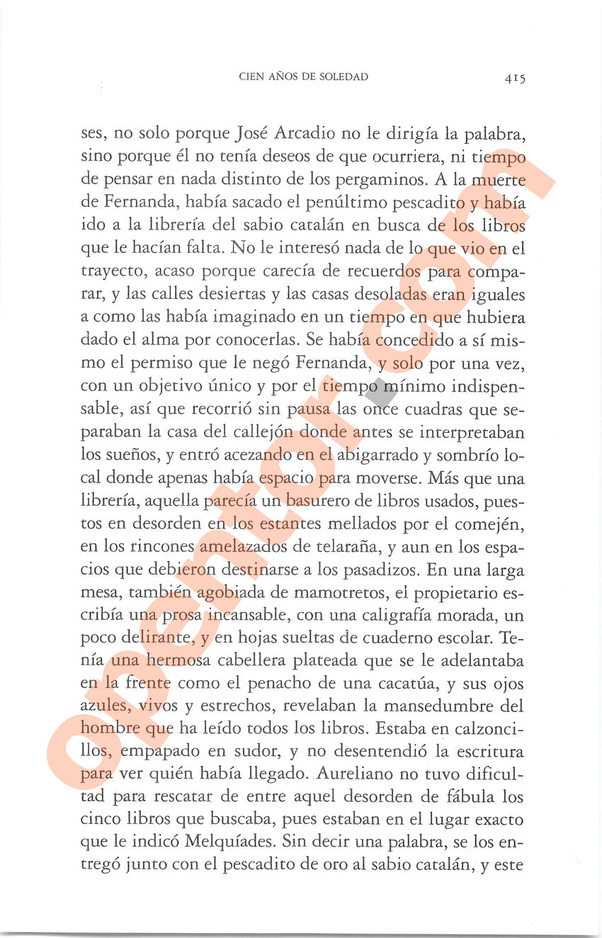 Cien años de soledad de Gabriel García Márquez - Página 415