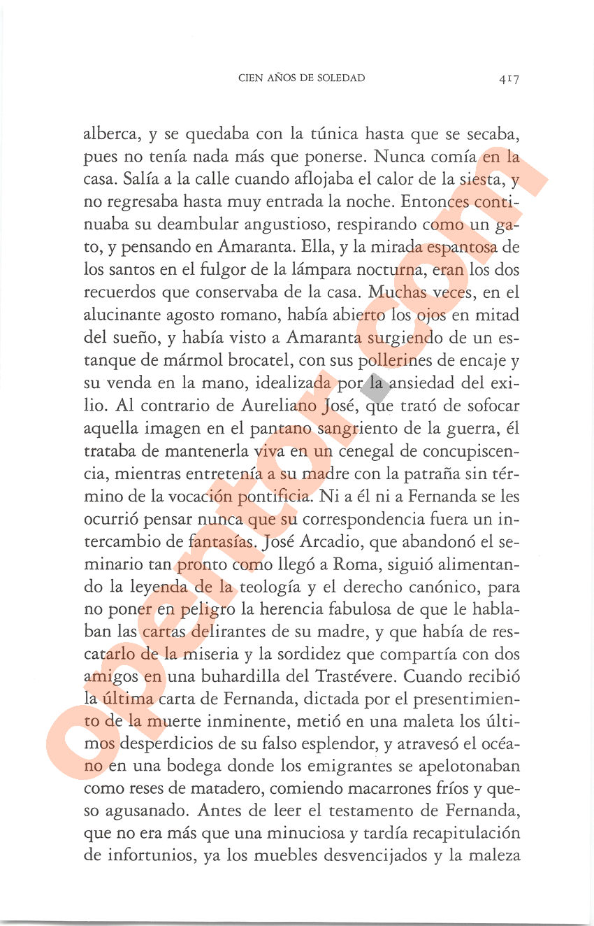 Cien años de soledad de Gabriel García Márquez - Página 417