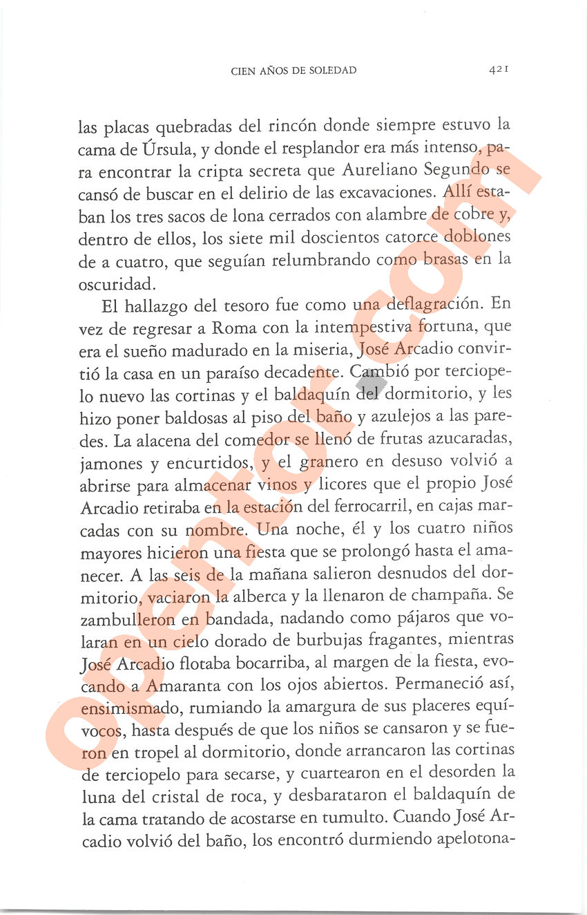 Cien años de soledad de Gabriel García Márquez - Página 421