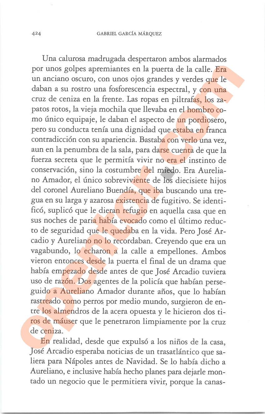 Cien años de soledad de Gabriel García Márquez - Página 424