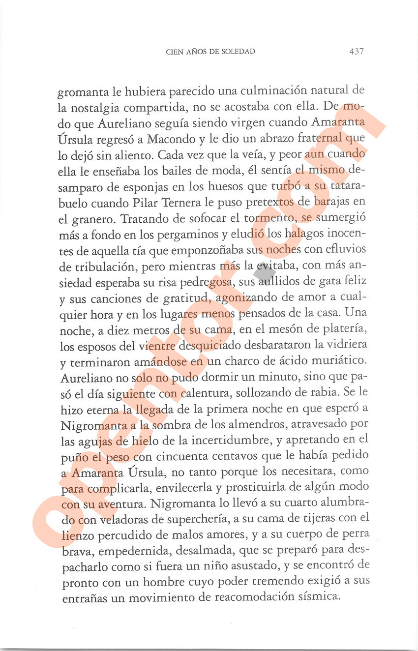 Cien años de soledad de Gabriel García Márquez - Página 437