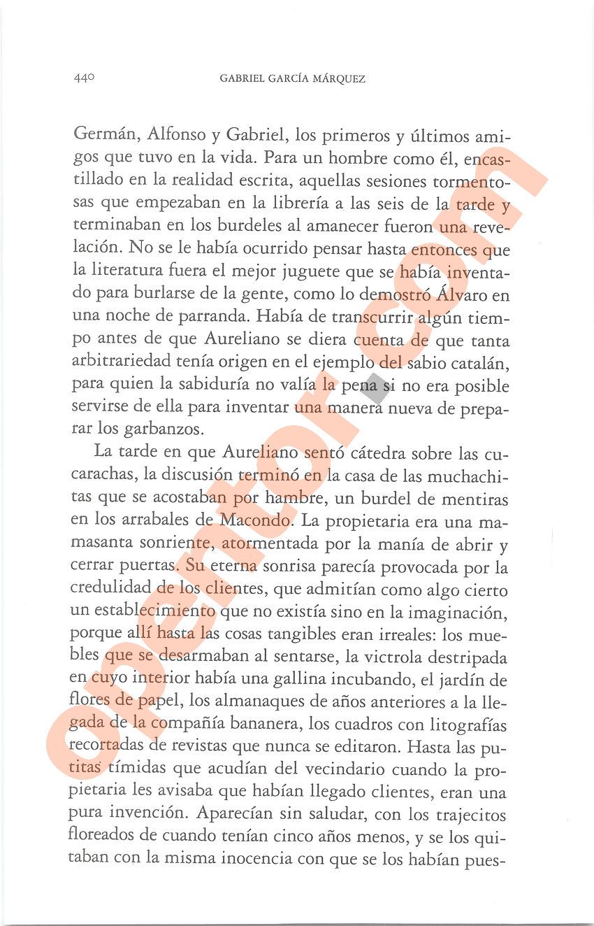 Cien años de soledad de Gabriel García Márquez - Página 440