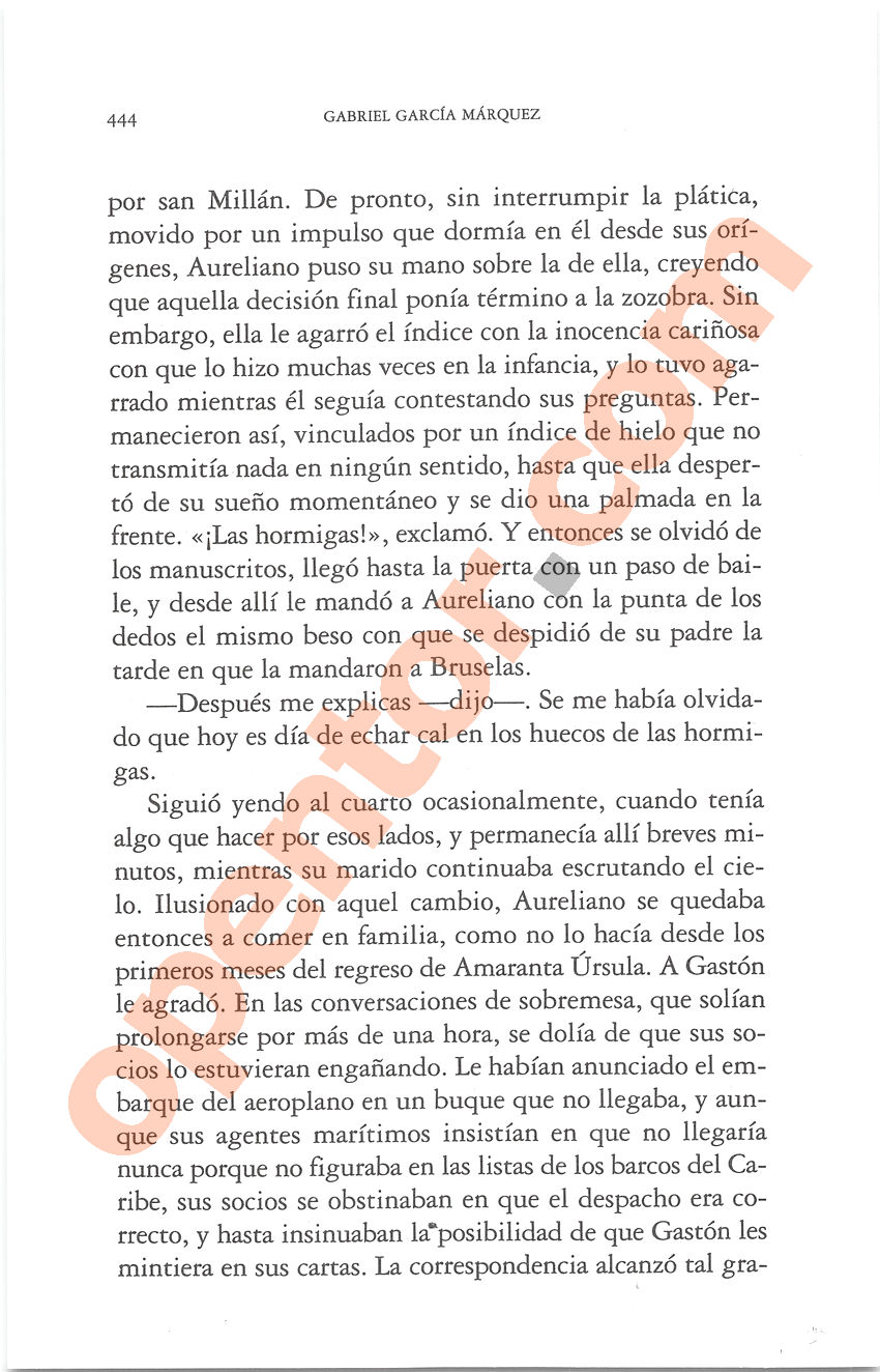 Cien años de soledad de Gabriel García Márquez - Página 444