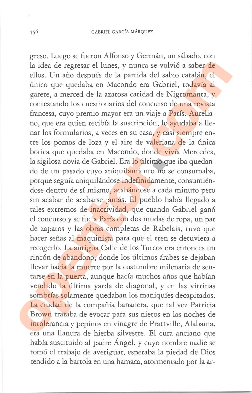 Cien años de soledad de Gabriel García Márquez - Página 456