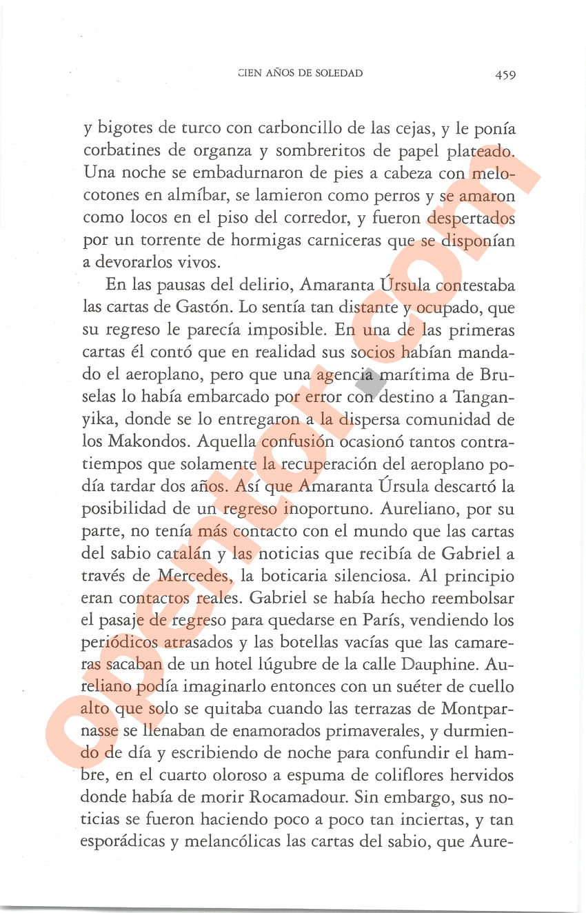 Cien años de soledad de Gabriel García Márquez - Página 459