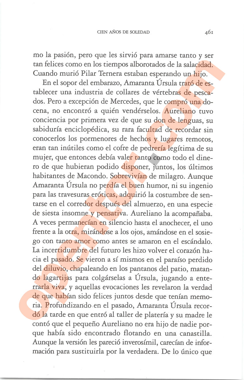 Cien años de soledad de Gabriel García Márquez - Página 461