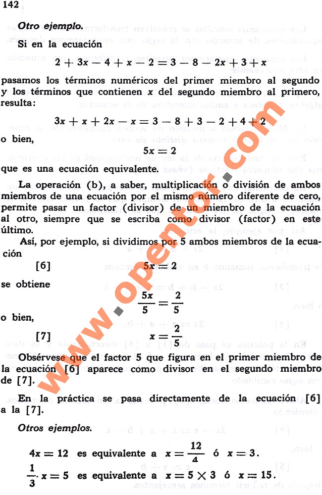 Ecuaciones Equivalentes Y Transposición De Términos [3] - Álgebra 1 ...